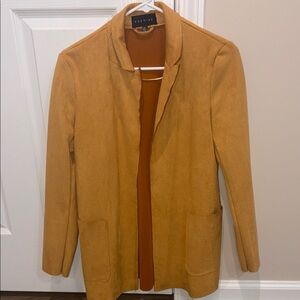 Premise Women's Mustard Yellow Suede Jacket XS